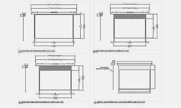 CAD drawing of the AV project
